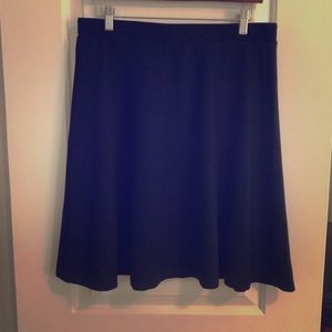 Black A-Line Skirt